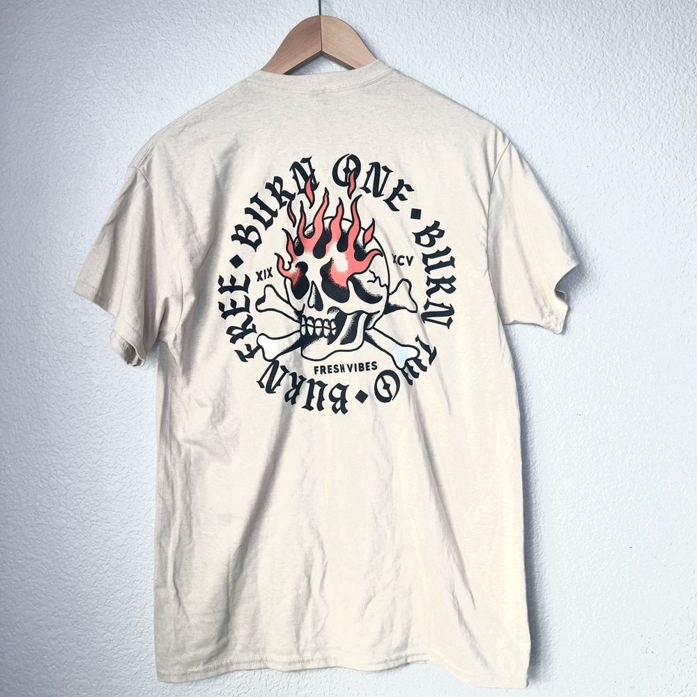 NWT Fresh Vibes Tan T-shirt, M